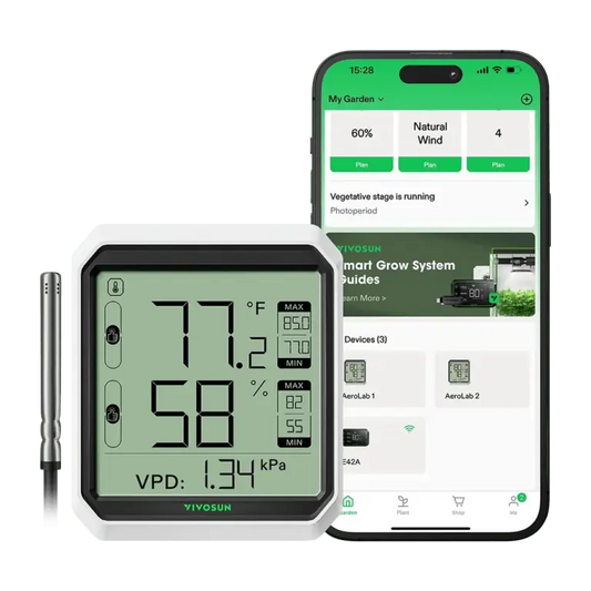 Vivosun Aerolab Bluetooth Hygrometer Thermometer